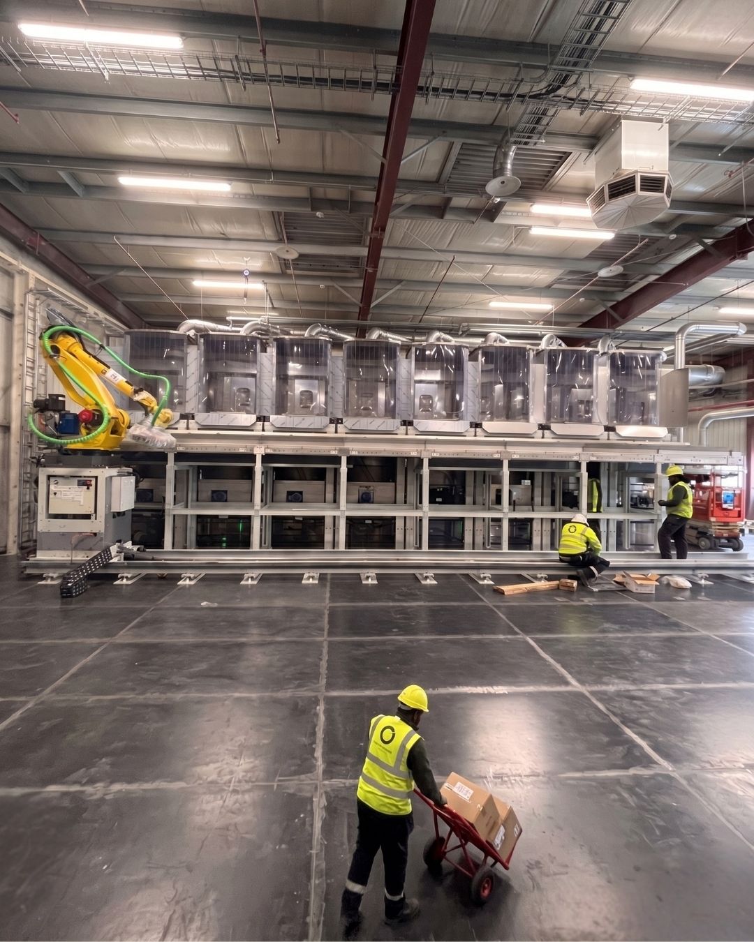 Installation of a fully automated system